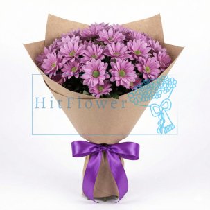 Букет цветов из: Хризантемы